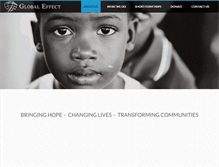 Tablet Screenshot of globaleffect.org